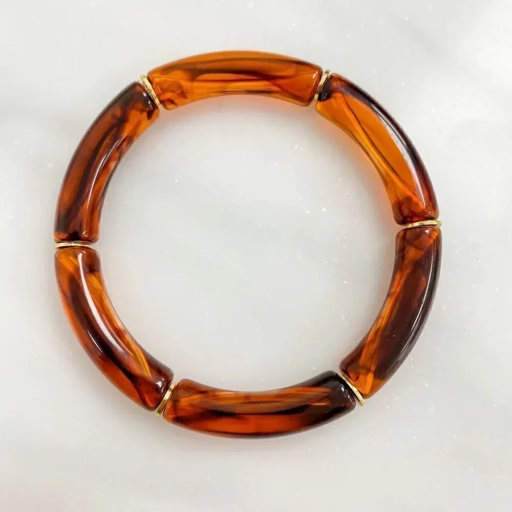 multi brown bracelet A599